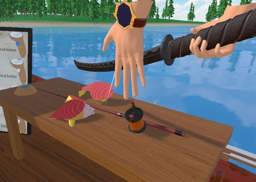 Reel Deal gameplay table scene